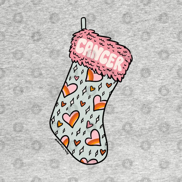 Cancer Stocking by Doodle by Meg